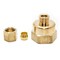 Thrifco Plumbing No. 66 1/2 Inch x 1/2 Inch Lead-Free Brass Compression FIP Adapter 6966018 - alternate 4